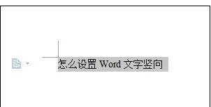 设置word2003文档文字竖向的详细操作步骤
