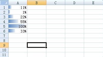 excel设置渐变色的方法