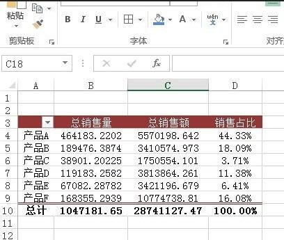 excel数据透视表的制作方法