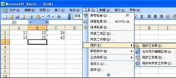 excel锁定单元格的方法