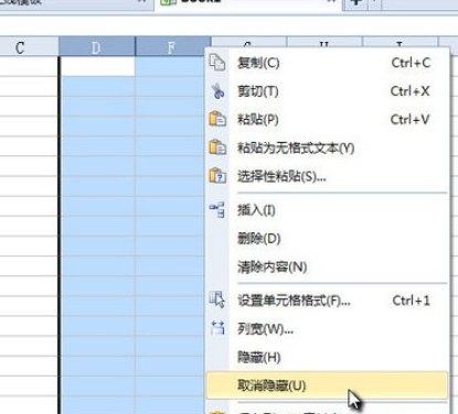Wps隐藏单元格的方法