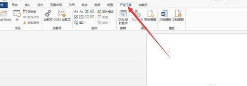 word怎么打开开发工具和输入打勾复选框