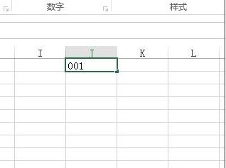 怎么在excel中如何输入001_在excel中如何输入001的方法