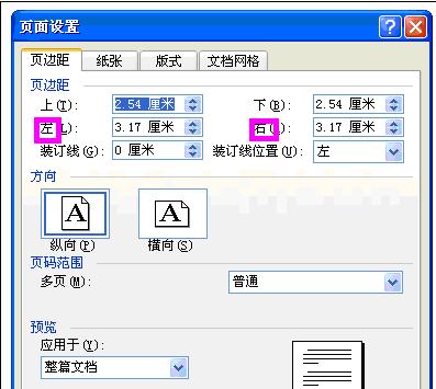 Word中2003版进行设置页面设置的操作方法