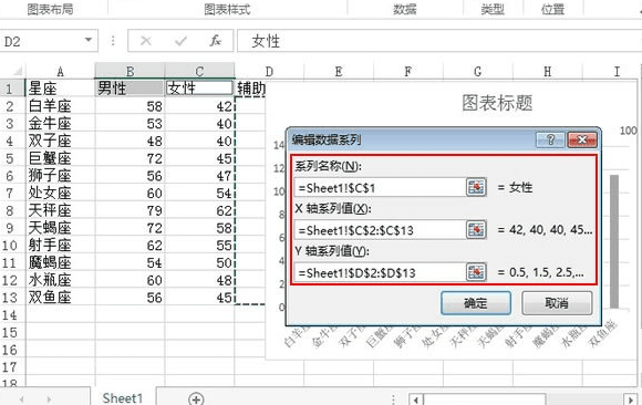 excel怎么制作纵向折线图