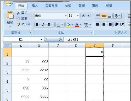 excel表格自动乘积的教程