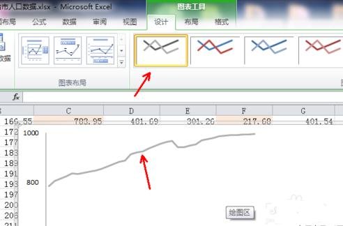 如何用Excel表格绘制二维折线图