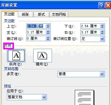word2003页面设置教程_word2003页面设置在哪