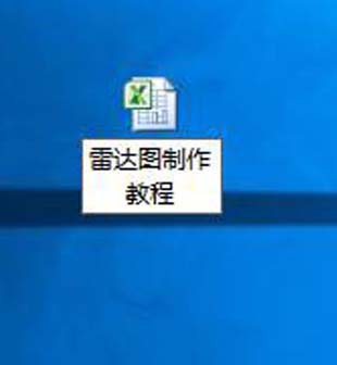 Excel制作雷达图表