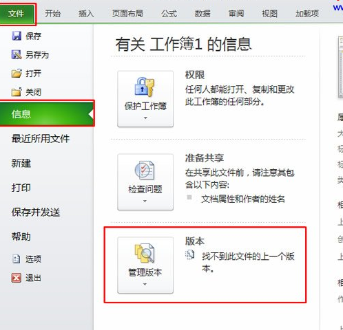 在“版本”项中可以看到保存的版本信息