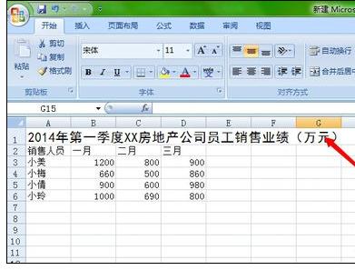 excel中製作一個完美的業績表格方法