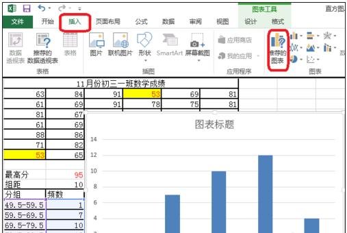 excel 2013直方图制作教程_excel 2013直方图要怎么制作