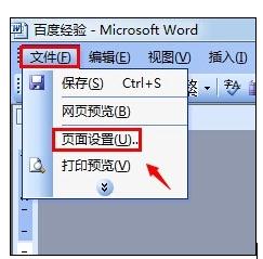 Word中2003版进行设置页边距的操作技巧