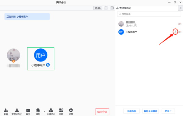 腾讯会议电脑版的禁言功能都有哪些神奇的设定