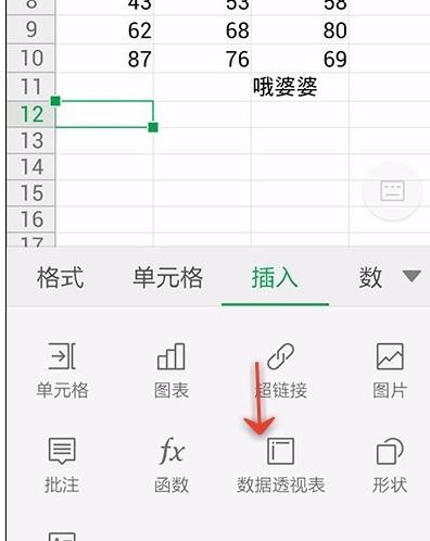 手机wps怎样使用数据透视功能