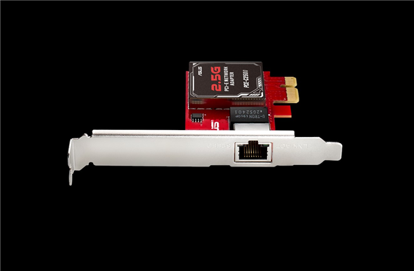 老台机开新花：华硕发布2.5千兆网卡 小得不可思议