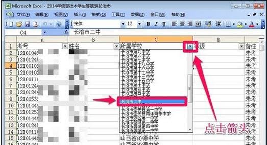 excel数据筛选的使用教程