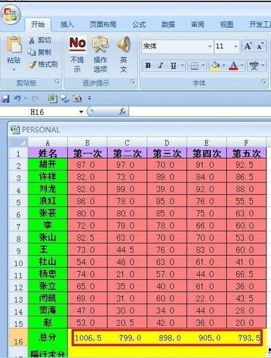 excel隔列求和的方法