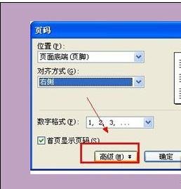 word中怎么设置不同格式页码