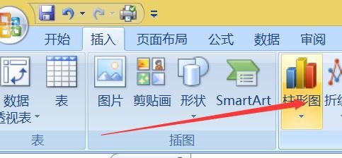怎么将EXCEL报表中的数据用柱形图显示