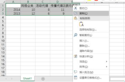 在Excel中如何相互转换行和列？相互转换行和列的方法