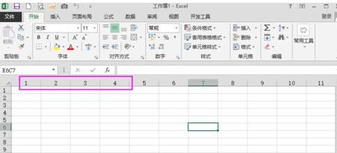 2013excel表格列变成数字怎么办