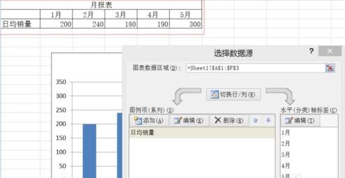 怎麼將excel報表中的數據用柱形圖顯示