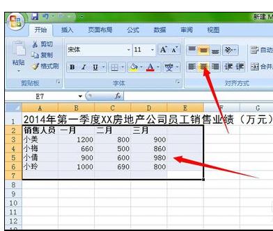 excel中制作一个完美的业绩表格方法