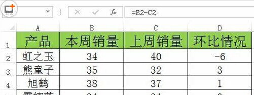 Excel怎么做销量环比图? Excel条件格式图标集动态显示销量的教程