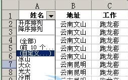 如何在excel中搜索关键字