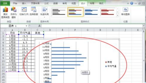 Excel表格图表中用指定颜色表示负值