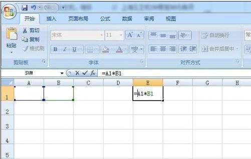 excel表格自动乘积的教程